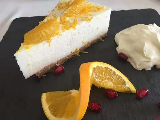 Orange cheesecake